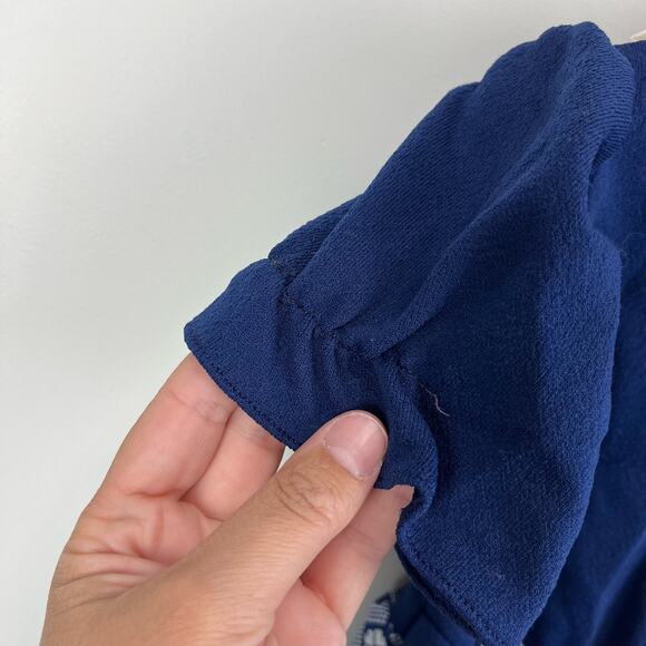 Vintage Sears Navy Blue Dress 5T - Picture 10 of 11